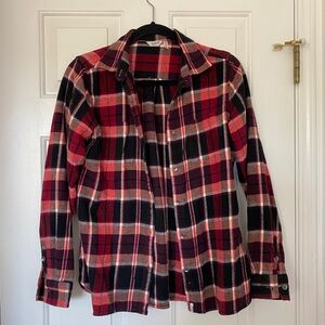 Woolrich Red and Black Plaid Shirt